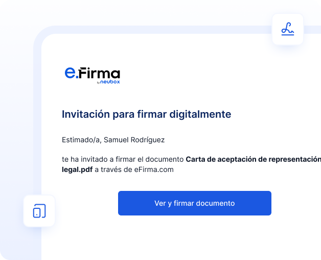Firma con clientes y contrapartes desde cualquier lugar