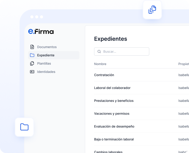 Centraliza documentos firmados de empleados y candidatos